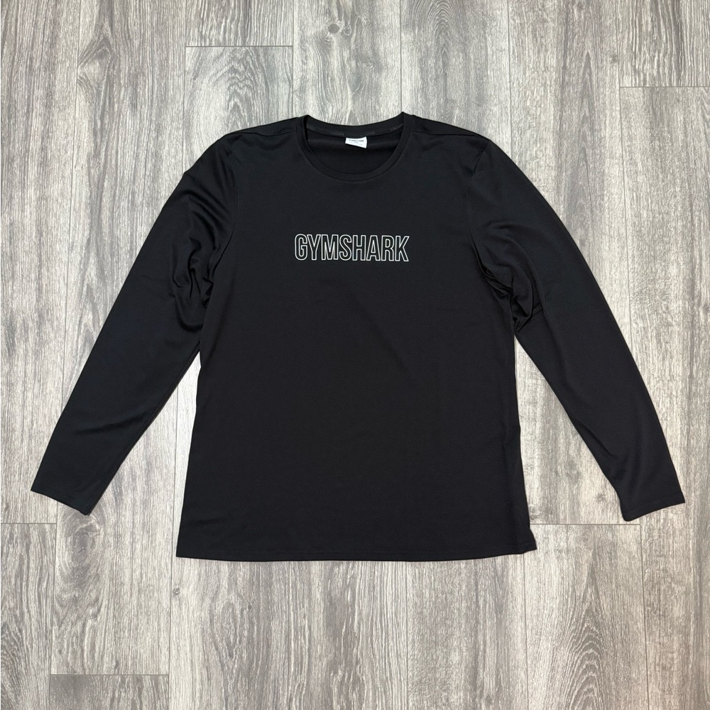 Gymshark Men's Black Long Sleeve Shirt